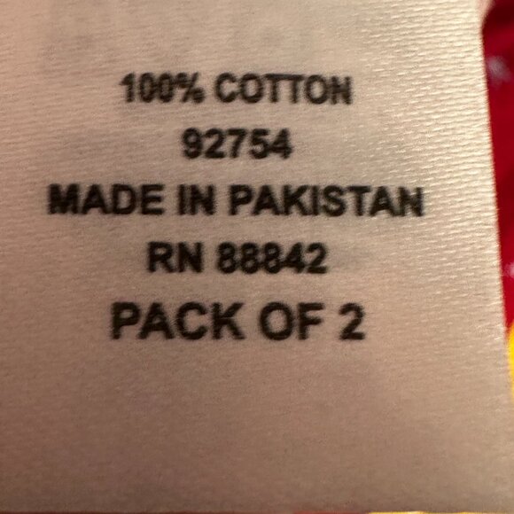 DREAMS CO WOMEN RED CHRISTMAS CAT PRINT NIGHT GOWN/SLEEP DRESS, OVERSIZE 1X/2X - Picture 6 of 6